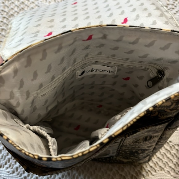 Sakroots Black & White Crossbody - Picture 10 of 11